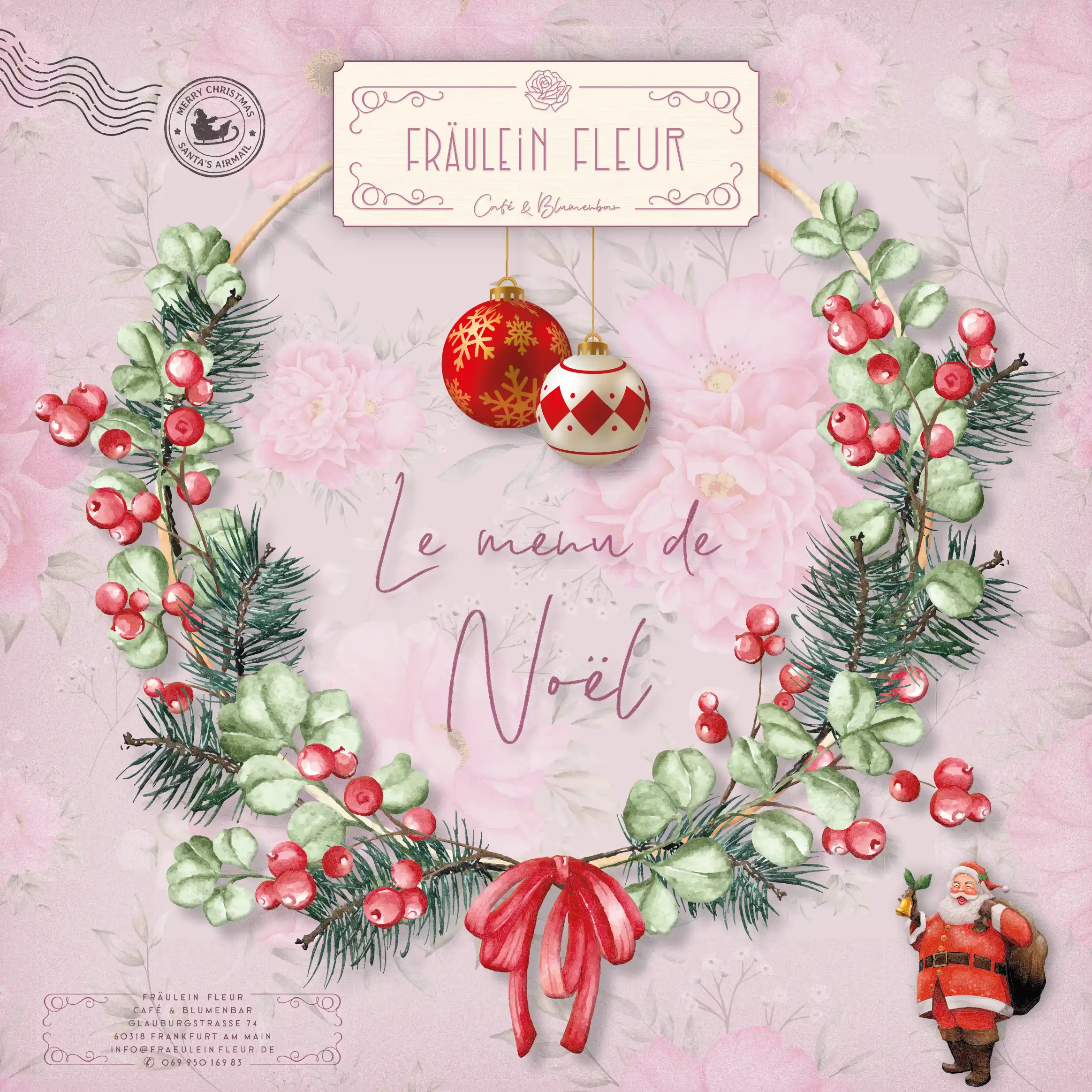 Fräulein Fleur – Le menu de Noël